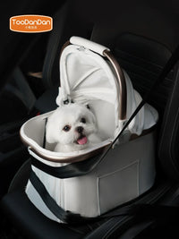 Toodandan Foldable Pet Stroller with Detachable Carrier for Small Dogs and Cats