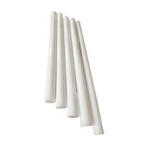 PA66 Nylon Rods - Black, White, Solid Round Bar for Machining, Wear-Resistant PA1010, Large Diameter
