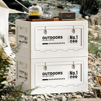 Foldable Outdoor Camping Storage Box with Table Function for Car Trunk Organization
