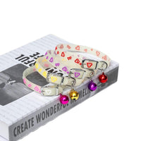 Luminous Cat Collar with Bell for Night Safety, Adjustable Pet Collar for Small Dogs and Cats
