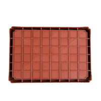 Thickened Frosted Plastic Rectangular Plant Pot Saucer Tray for Indoor Outdoor Use