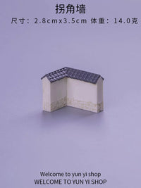 Miniature Ancient Chinese Architecture Model for Moss Terrarium DIY Garden Decor