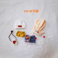 10cm Cotton Doll Clothes Explorer Set Jeans New Outfit Accessories