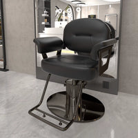 2026 Modern Hydraulic Reclining Barber Chair for Salon Hair Styling and Cutting