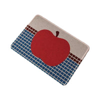 Linen Absorbent Non-Slip Bathroom Mat Quick Dry Toilet Floor Rug