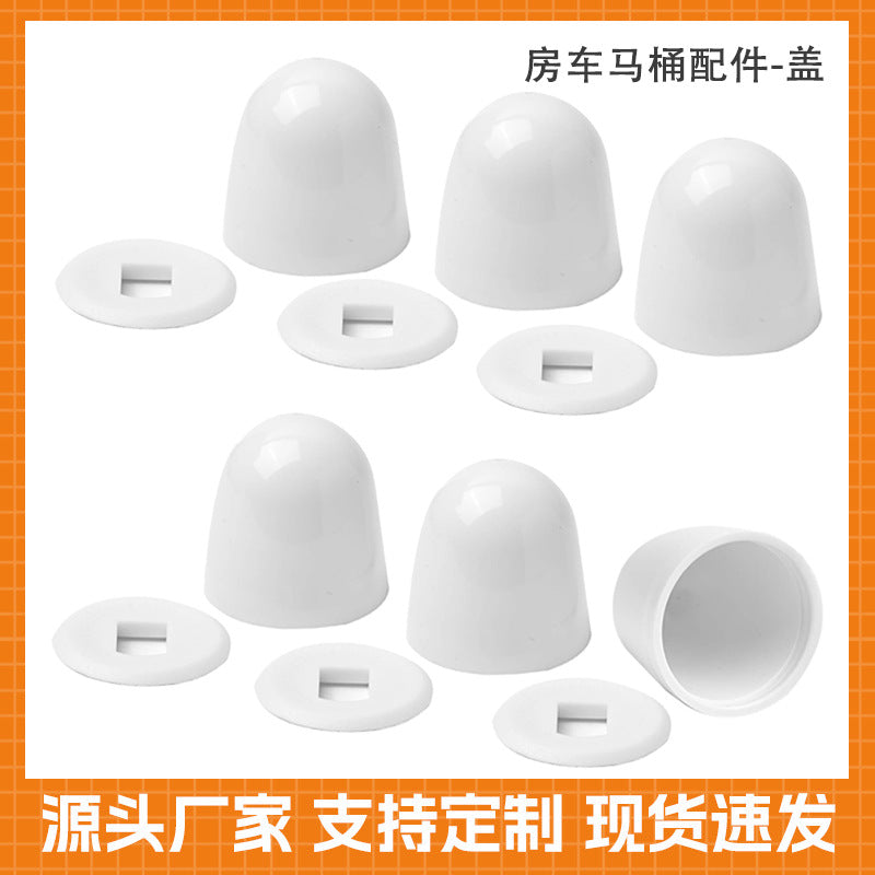 Toilet Bolt Caps Decorative Covers for American Style Toilets, Universal Fit