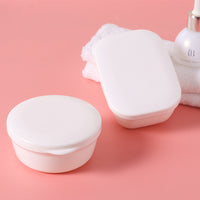 KM.1368 Portable Travel Soap Dish with Lid and Drain for Bathroom