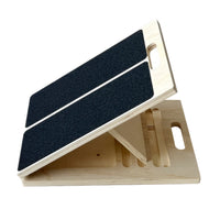 Adjustable Wooden Slant Board for Calf Stretching and Achilles Tendon Exercise