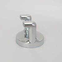 Zinc Alloy Double Wall Hook for Coats, Hats, and Bathroom Accessories