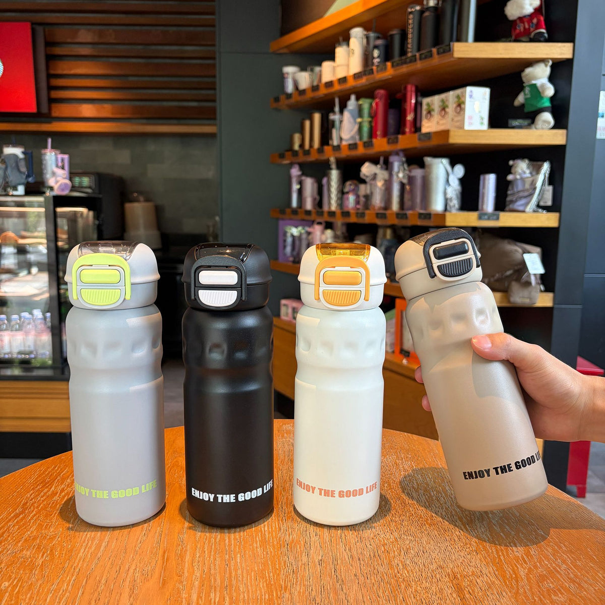 Portable 316 Stainless Steel Insulated Water Bottle with Straw and Handle, Large Capacity