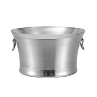 Zhuojin Double-Layer Stainless Steel Ice Bucket for KTV Bar Parties, Chilled Beer, Champagne, and Wine