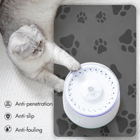 Waterproof Non-Slip Pet Feeding Mat for Dogs and Cats, Easy Clean Washable Placemat