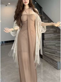Vintage Lace Hollow Out Tassel Sun Protection Cardigan for Women