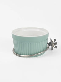 Ceramic Parrot Feeder Bowl Anti-Splash Bird Food Container Anti-Tip Water Bowl Inside Cage Hanging Feeder for Small Birds