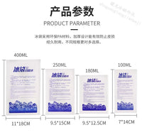 Self-Absorbing Reusable Ice Pack for Shipping and Food Preservation, No Water Injection Required
