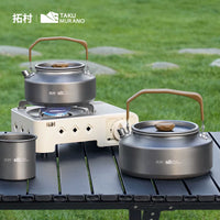 Portable Outdoor Camping Kettle Teapot Set for Hiking and Picnics