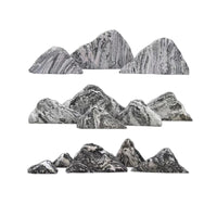 Natural Snow Wave Stone Slices for Indoor Zen Gardens and Outdoor Landscaping