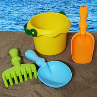 Kids' Beach Sand Toy Set with Shovel, Bucket, and Molds for Digging and Play