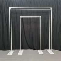 Wedding Arch Backdrop Stand Metal Flower Frame for Outdoor Ceremony Decoration