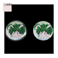 60/63mm Clear Round Heart Self-Adhesive Bags for Anime Badge Pin Brooch Pendant Storage & Protection