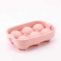 Spherical Ice Ball Maker Mold for Whiskey and Cocktails, Food-Grade Silicone Round Ice Cube Tray