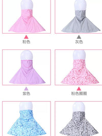 Summer UV Protection Neck Gaiter Mask with Adjustable Strap for Cycling and Outdoor Activities