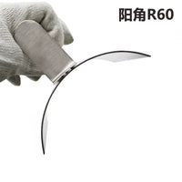 Eleyou Stainless Steel Round Corner Trowel for Plastering and Wall Finishing
