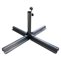 Outdoor Patio Umbrella Cross Base Stand for Garden and Deck