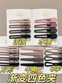 No-Crease Hair Clips for Makeup and Face Washing, Duckbill Design for Bangs and Flyaways
