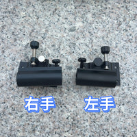 Thickened Aluminum-Magnesium Alloy Fishing Rod Holder for Tackle Box, Left/Right Hand Universal Insert Type