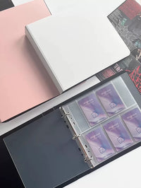 Ringnote 3-Inch Photo Album for Instax Mini & Kpop Photocards, 5/10 Pocket Pages, DIY Collectible Card Binder