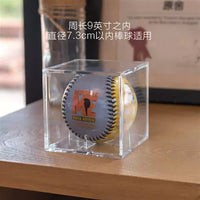 Tang'an Signature Baseball Display Case, High Transparency Acrylic Dustproof Collector Box