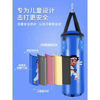 Kids' Punching Bag Set for Taekwondo & Sanda Training, Home Fitness Equipment