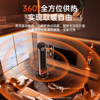 Large Area Graphene Electric Heater with Flame Effect and Voice Control