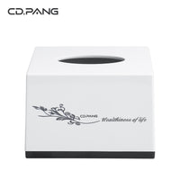 Desktop Tissue Box for Living Room Dining Table Hotel Commercial Use, Multifunctional with Toothpick Holder