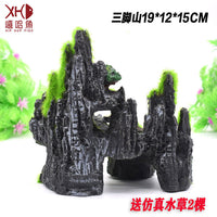 Aquarium Decorative Mountain Bridge Ornament for Fish Tank Landscaping