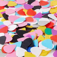 Celluloid Guitar Picks Set - Various Thicknesses and Colors for Acoustic Electric Bass Guitars