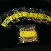 Acoustic Guitar Strings Red Copper Ball-End Individual Strings for Replacement or Bulk