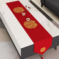 Wedding Table Runner Red Double Happiness Decoration Tea Table Cloth Wedding Celebration TV Cabinet Dining Table Runner