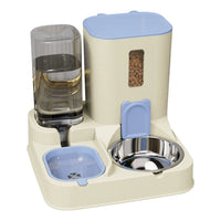 Automatic Pet Feeder with Water Dispenser and Double Bowls for Cats and Dogs