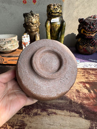 Bizen Ware Matcha Bowl, Ceramic with Natural Texture
