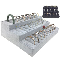 Velvet Jewelry Display Tray Ring Bracelet Holder Stand for Retail Store