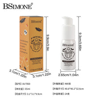 Halloween White Face Paint Foundation for Stage Makeup, Full Coverage, Long-lasting, Smudge-proof