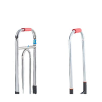 Foldable Stair Climbing Hand Truck with Silent Wheels for Groceries and Cargo