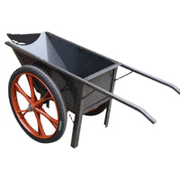 Heavy-Duty Construction Wheelbarrow with Pneumatic or Solid Wheel Options