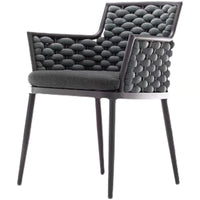 Nordic Outdoor Rattan Dining Set for Villa Garden Balcony