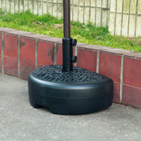 Outdoor Half-Round or Cross Base for Patio Umbrella