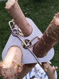 Portable Campfire Tripod Pot Stand for Outdoor Cooking