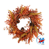 Autumn Berry Eucalyptus Wreath for Halloween & Fall Decor