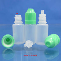 Child-Resistant Squeeze Dropper Bottles for Eyelash Glue, 3-50ml LDPE Plastic Liquid Dispenser with Twist Cap